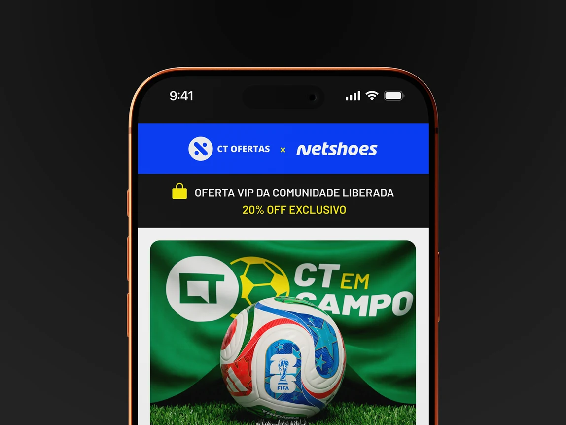 Craft mobile: barra fixa, carrossel e cupom na largura 360